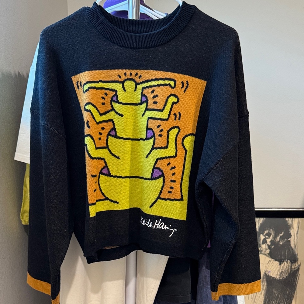 JUNGLES JUNGLES X Keith Haring Learning Sweater